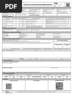 Parte de Recepción de Mercancías PRM: Hoja: 1 / 1
