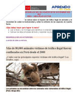 Sesion Trafico Ilegal de Animales