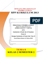 RPP Kelas 2 TM 8 ST 2 1 Lembar