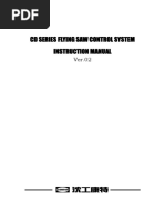 CD Series Flying Saw Control System Instruction Manual