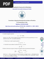 Robotica - Cap2 - Clase19 Examen II