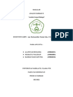 Makalah Kelompok 3 Analisis Sampel Obat Biologis