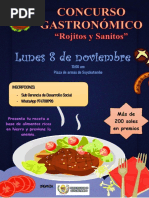 AFICHE Concurso Gastronomico