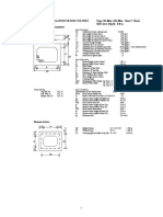 Structural Calculation of Box Culvert Type: B1.00m X H1.00m Class V Road Soil Cover Depth: 0.0 M 1 Dimensions and Parameters