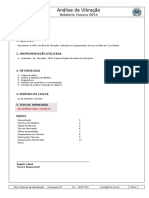 Análise de Vibração Relatório Técnico 0914