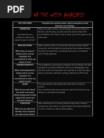 Short of The Week Analysis Handout