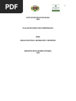 PLAN DE AREA EDUFISICA 2019 Octubre 2019