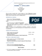 Taller - Curriculum Vitae