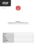 Instructivo Configuracion L1 - VLAN Ericsson