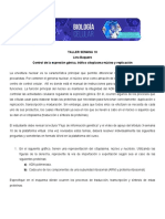 Taller Semana 10 Control de La Expresión Génica, Tráfico Citoplasma-Núcleo y Replicación 2130