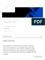 What Is Data Science - IBM