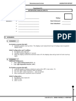 Experiment 3 - Interfacing Analog Inputs