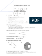 Ejercicios para Pendientes de 2º Eso