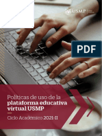 Política de Uso de La Plataforma Educativa Usmp