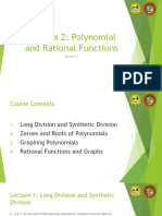 Algebra 2: Polynomial and Rational Functions