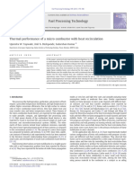 Thermal Performance of A Micro Combustor With Heat Recirculation