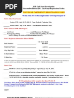 2011 Moe Cub Scout Day Camp - Individual Registration Form & Medical