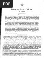 Covach, Form in Rock PDF