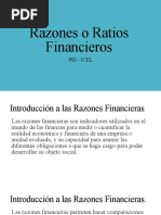 Razones o Ratios Financieros