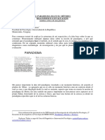 El Paradigma Hace El Metodo. A. Cristóforo