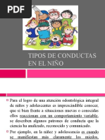 Tipos de Conductas en El Niño