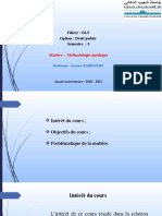 S5 Méthodologie Jur Introduction