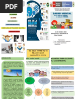 Triptico Del Dia de La Salud Mental