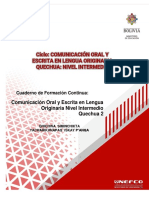 Nivel Intermedio - Quechua 2 2021 PDF