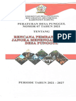 Peraturan Desa Punggul No. 7 Tahun 2021 (RPJM Desa Punggul) 2021 2027 Compressed