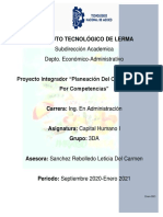 Proyecto Final de Planeación de Capital Humano