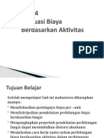 Kalkulasi Biaya Berdasarkan Aktivitas