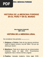 02 Historia de La Medicina Forense en El Perú y en El Mundo