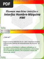 Human Machine Interface Interfaz Hombre-Máquina HMI