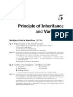 Principle of Inheritance Variations: Multiple Choice Questions