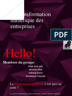 Transformation Numerique Des Entreprise