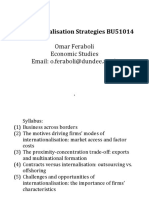 Internationalisation Strategies 1