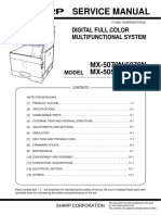 MX-6070V, MX-5050N, MX-5070N, MX-6050N, MX-6070N Service Manual