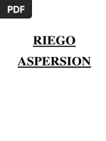 Riego Por Aspersion