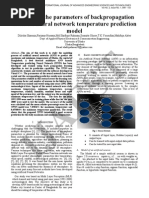 14 IJAEST Volume No 2 Issue No 1 A Study On The Parameters of Back Propagation Artificial Neural Network Temperature Prediction 099 103