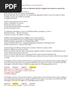 Midterm1 Review Questions (Solutions)