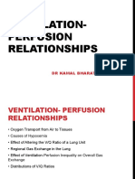 Ventilation-Perfusion Relationships: DR Kamal Bharathi. S