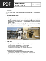 Safety Contact - Pipeline Bursted During Hydrotest