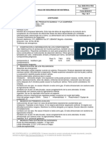 MSDS Acetileno