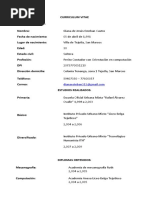 CURRICULUM VITAE Dianis Original