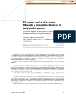 El Verano Contra El Invierno. Mimesis y Subversión Ritual en La Religiosidad Popular