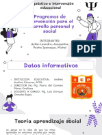 Programa de Intervención Social