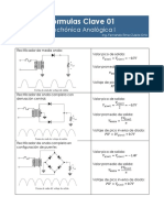 Formulas Electrónica Analógica I