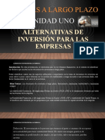 Semana 1 FLP Alternativas de Inversión para Las Empresas