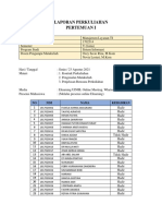 Laporan Perkuliahan H1 Mlti