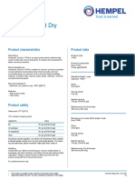 Hempadur Fast Dry 17410: Product Characteristics Product Data